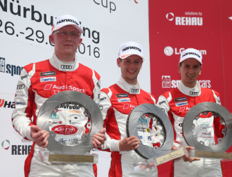 Marschall und van der Linde triumphieren im Audi Sport TT Cup auf dem Nürburgring